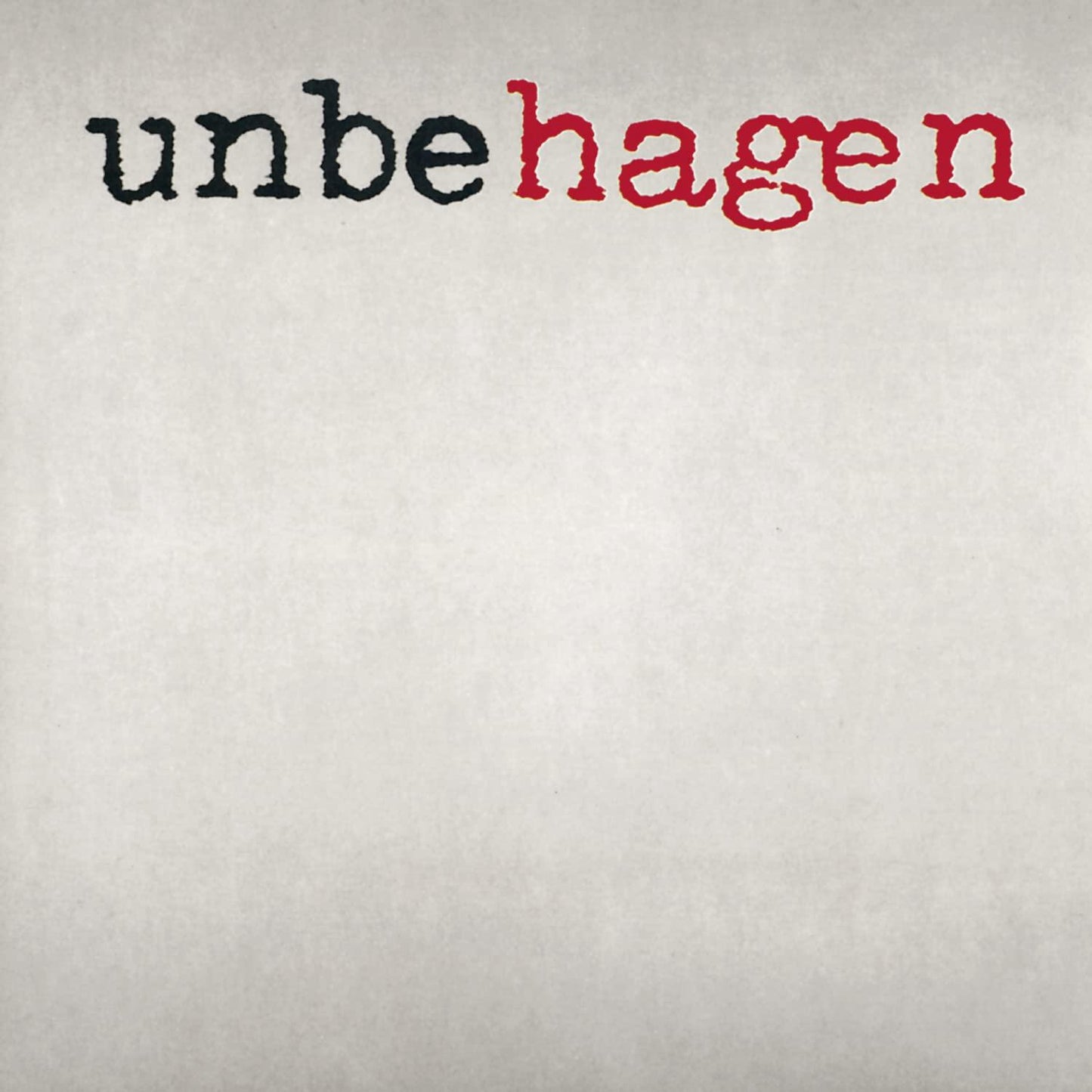 Nina Hagen Band - Unbehagen - Cd