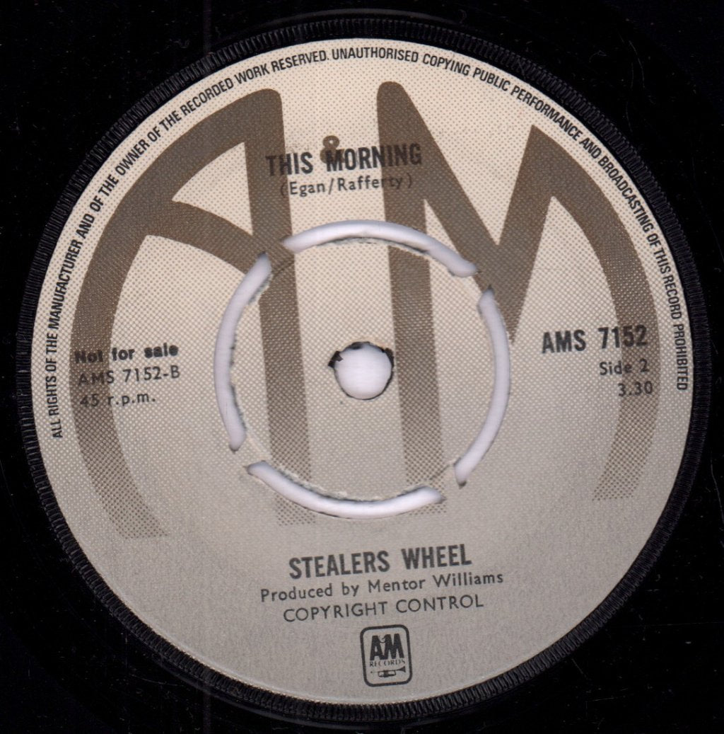Stealers Wheel - Right Or Wrong - 7 Inch