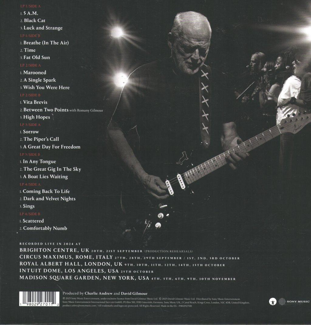 David Gilmour - The Luck & Strange Concerts - Lp Box Set