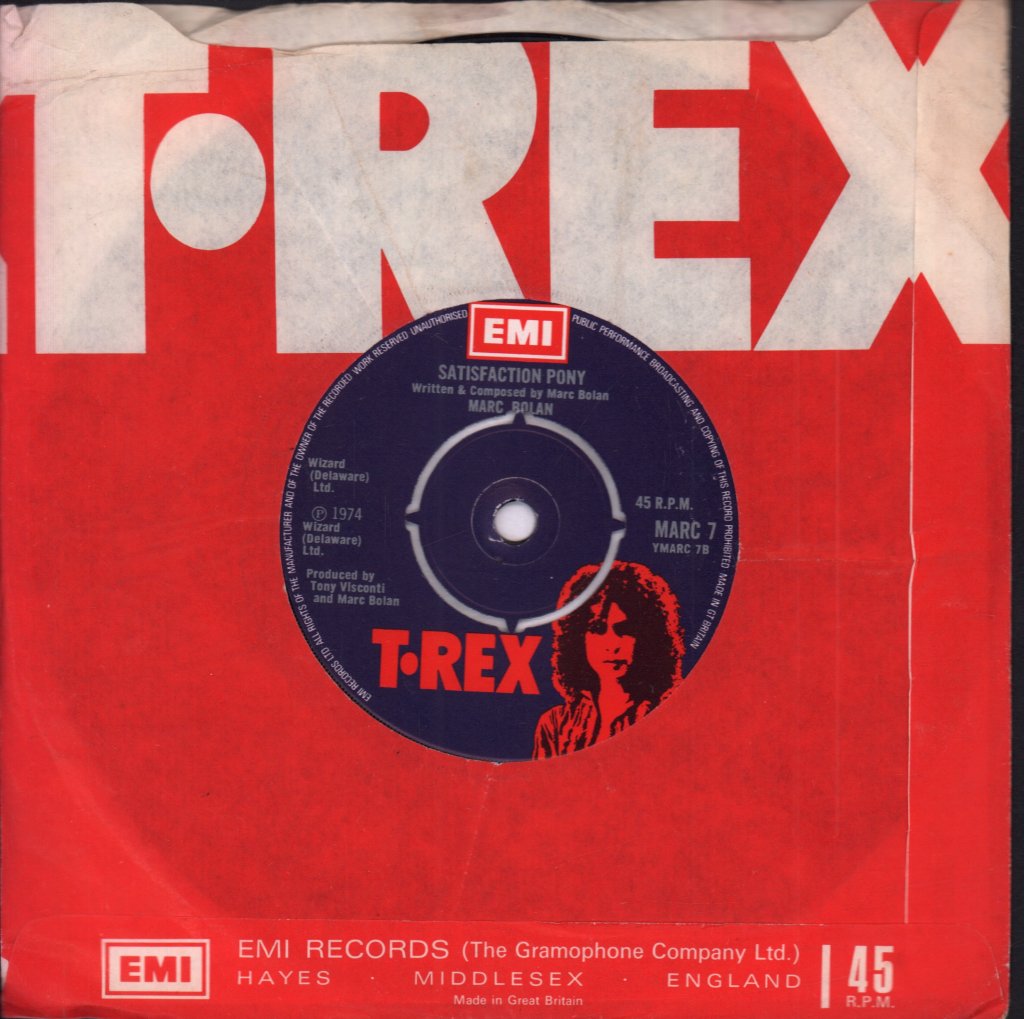 Marc Bolan And T Rex - Teenage Dream - 7 Inch