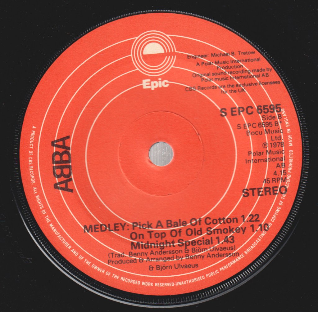 ABBA - Summer Night City - 7 Inch