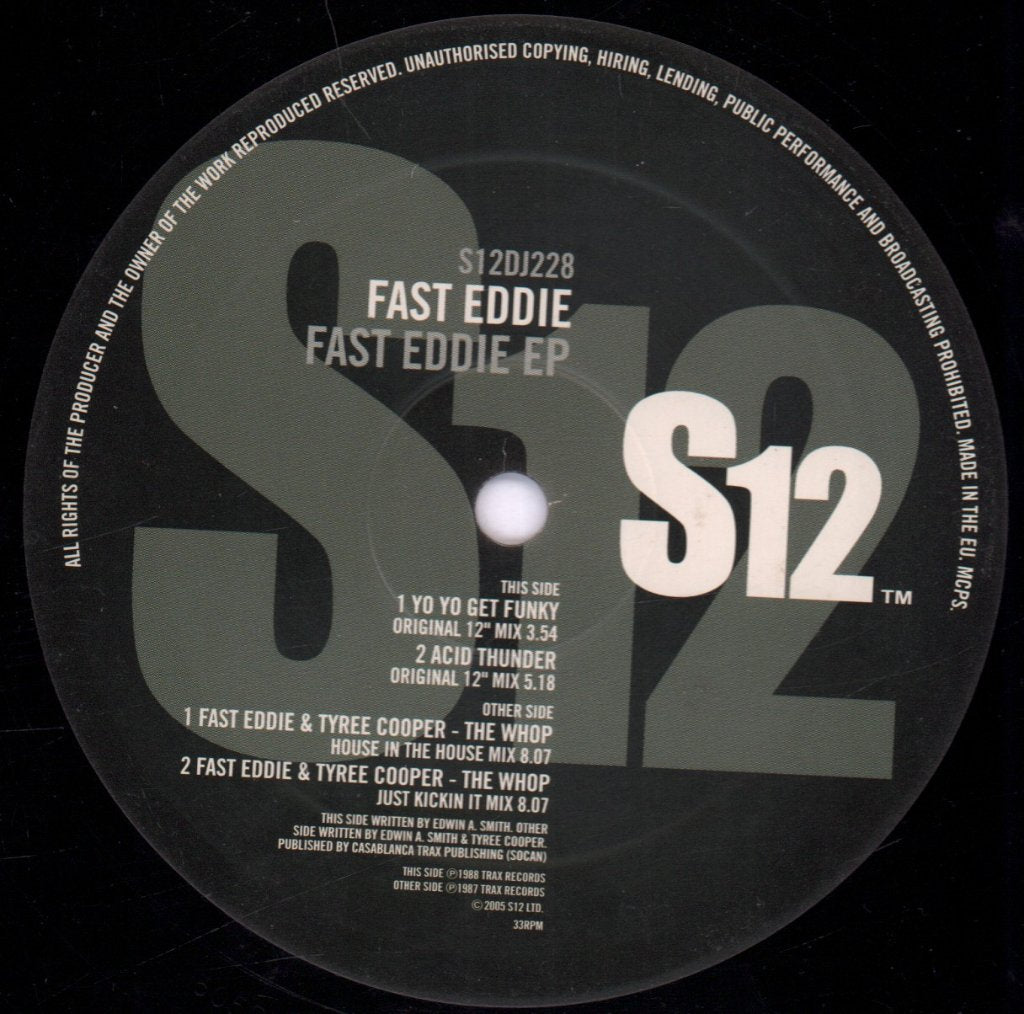 Fast Eddie & Tyree Cooper - Fast Eddie EP - 12 Inch