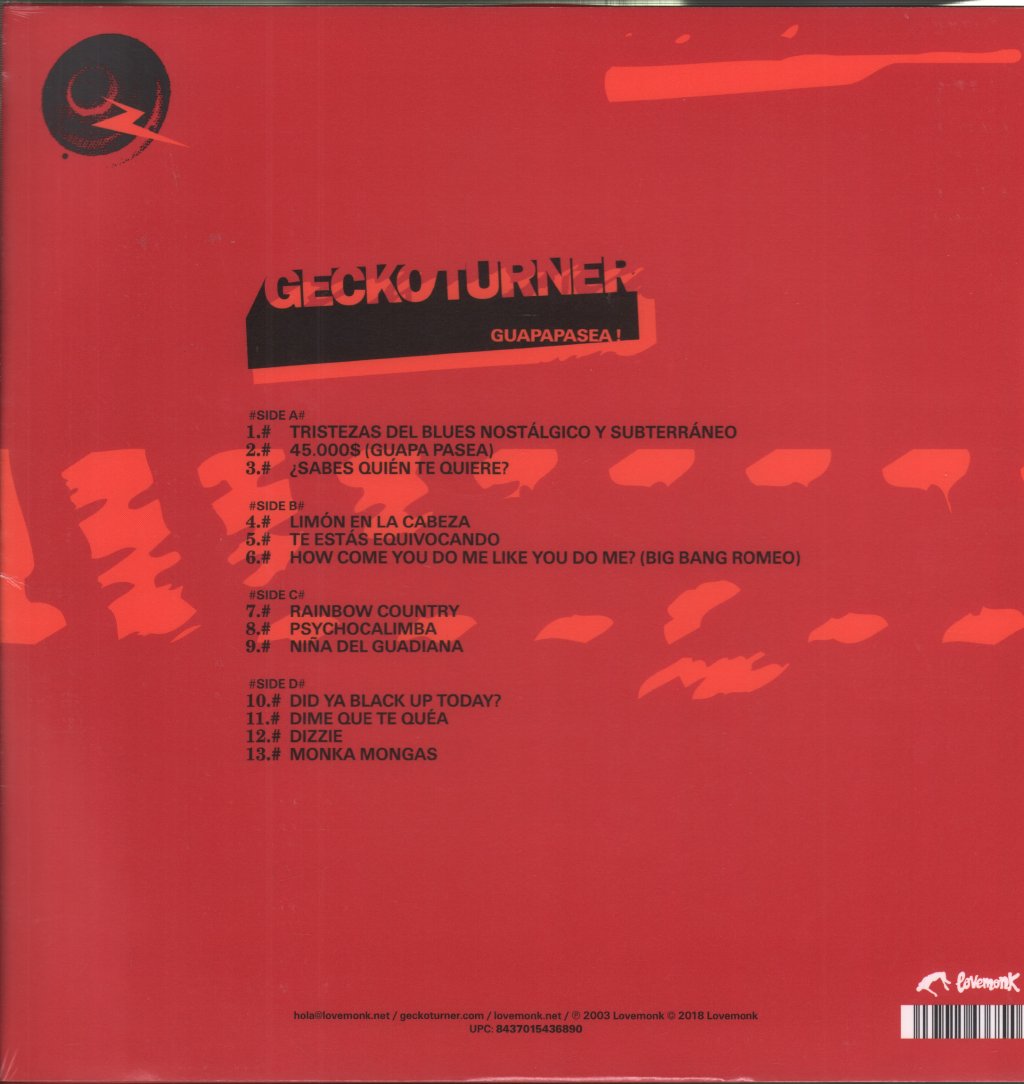 Gecko Turner - Guapapasea! - Double Lp
