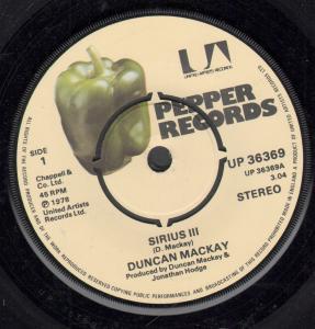 Duncan Mackay - Sirius 3 - 7 Inch