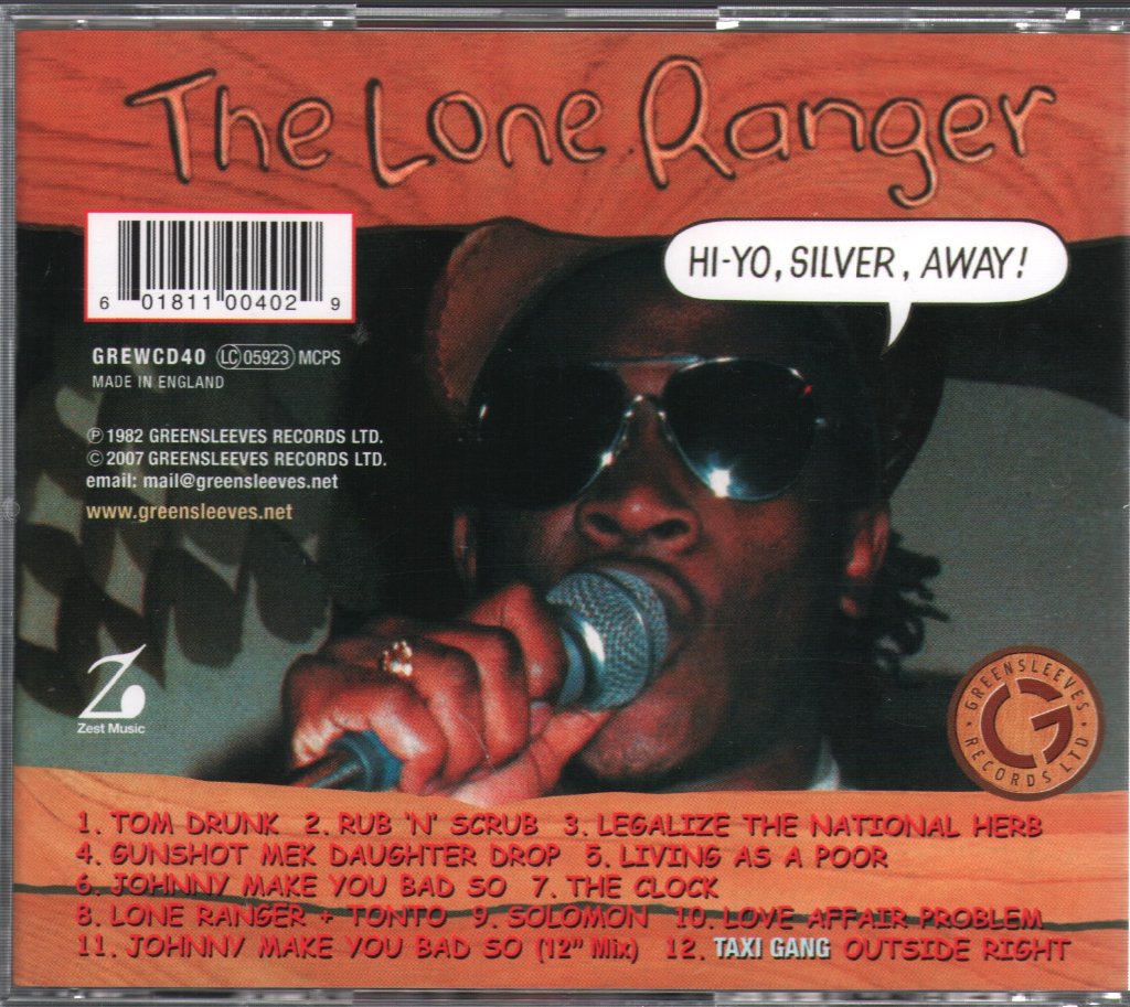 Lone Ranger - Hi-Yo, Silver, Away! - Cd