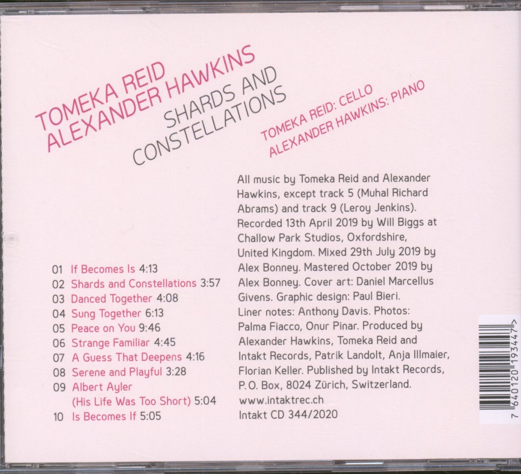 Alexander Hawkins - Tomeka Reid - Shards And Constellations - Cd