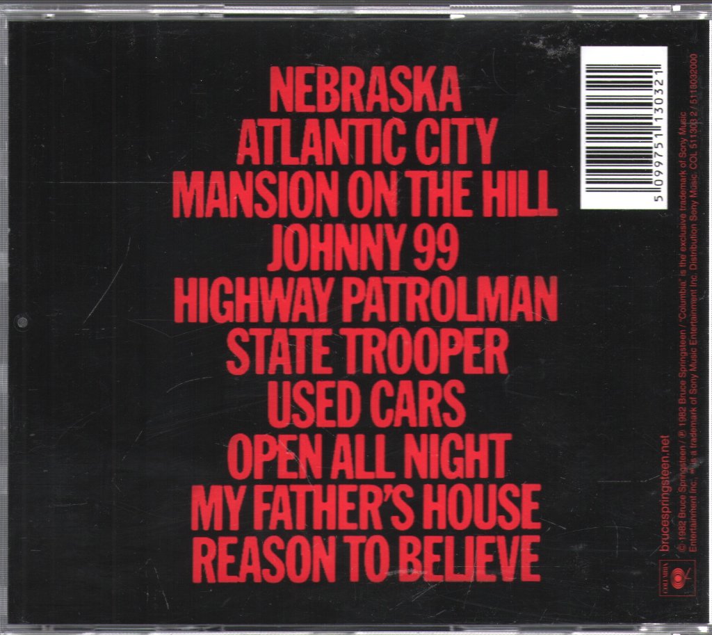 Bruce Springsteen - Nebraska - Cd