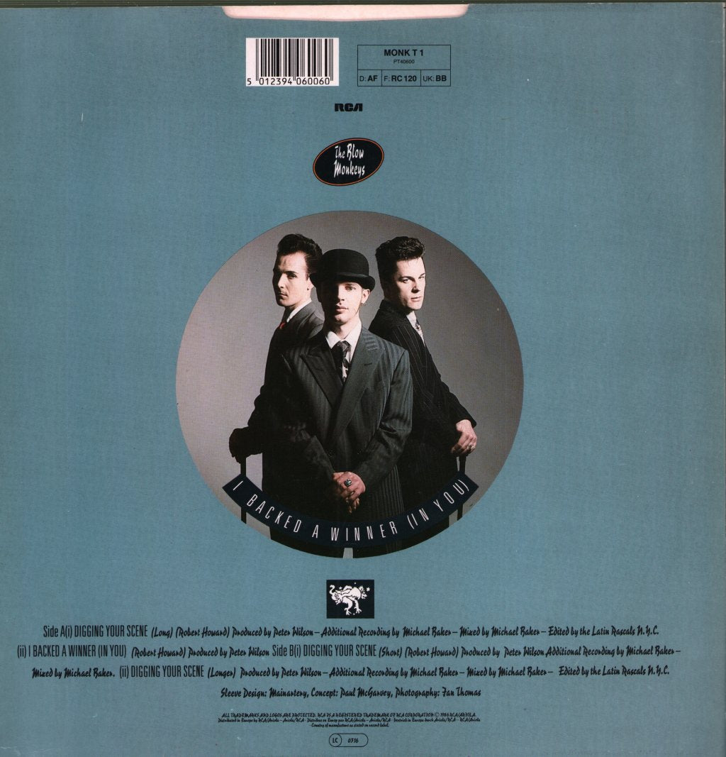 Blow Monkeys - Digging Your Scene - 12 Inch