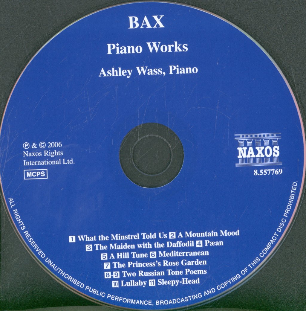 Ashley Wass, Arnold Bax - Piano Works, Vol. 3 - Cd