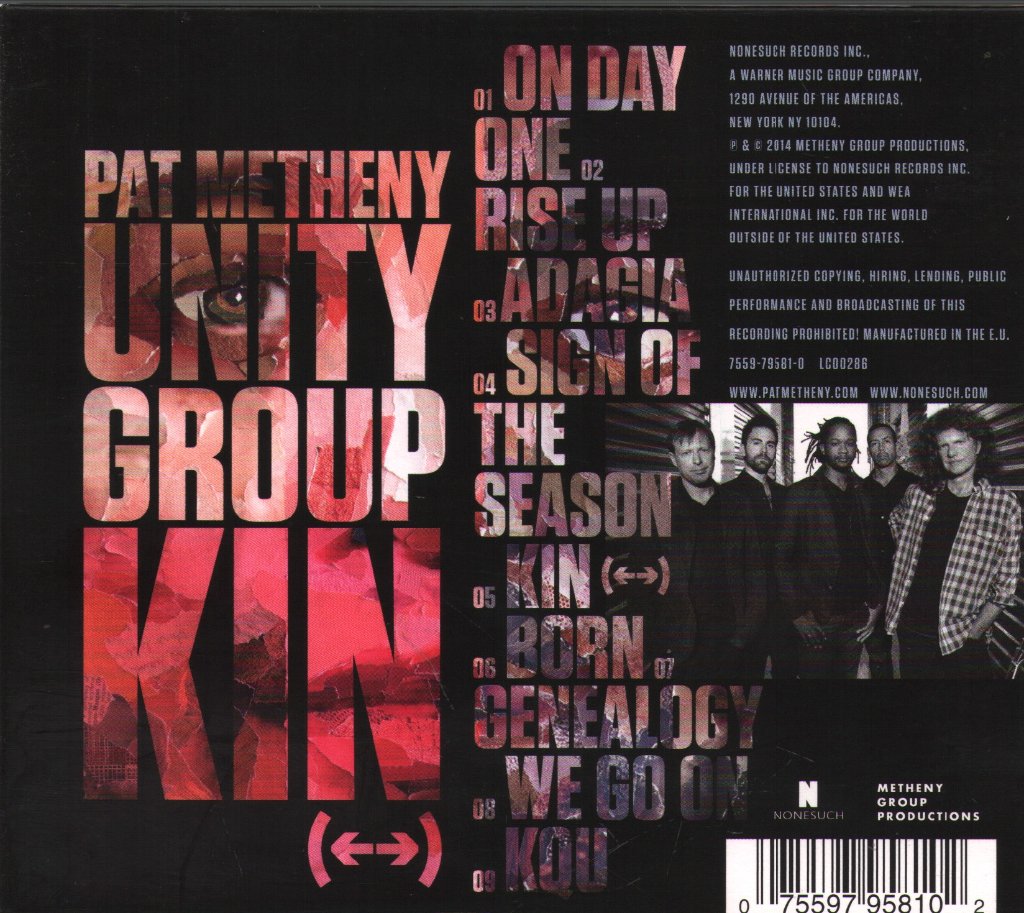 Pat Metheny Unity Group - Kin (←→) - Cd