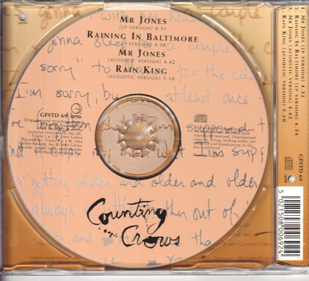 Counting Crows - Mr Jones - Cd