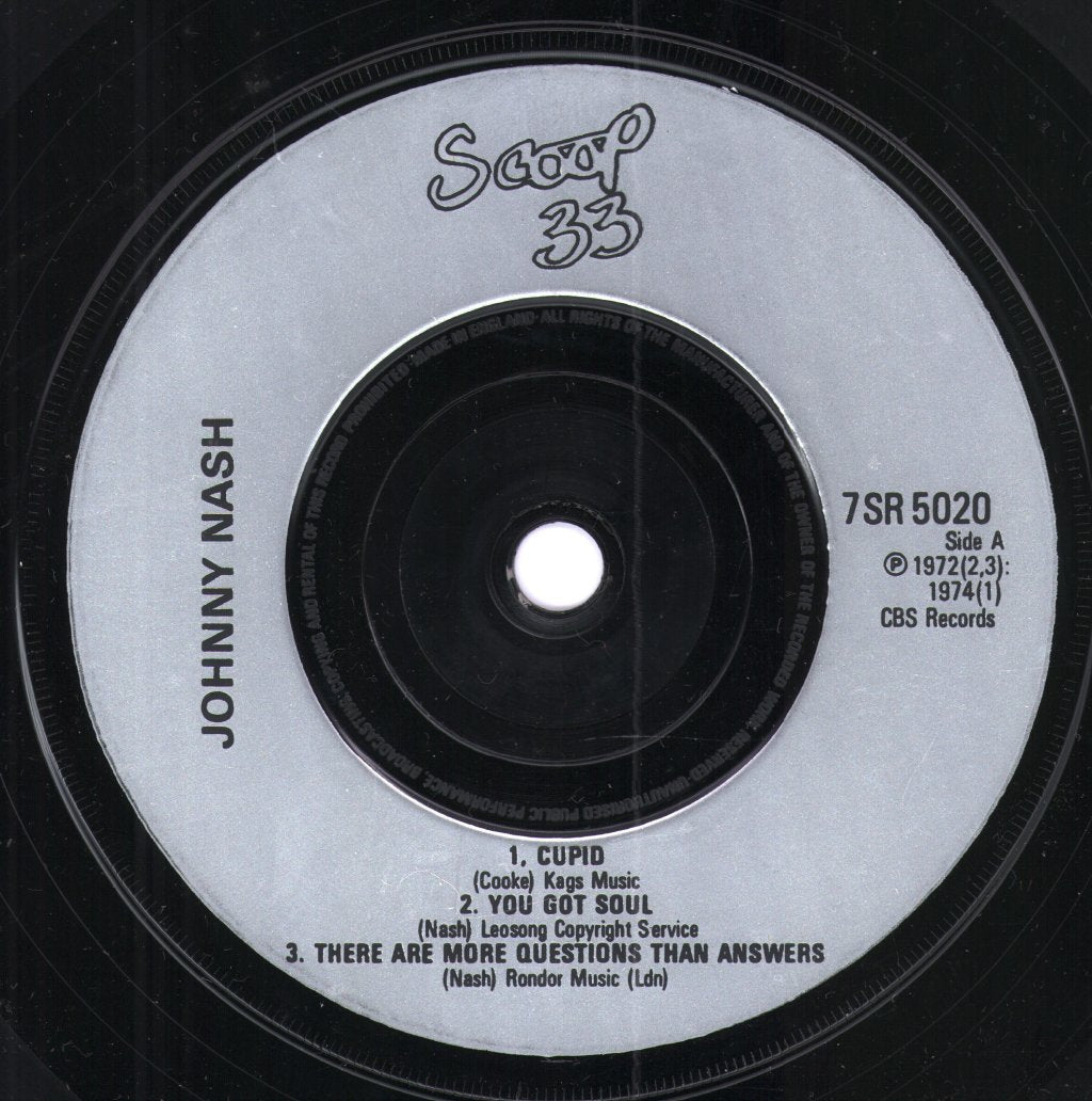 Johnny Nash - Cupid - 7 Inch