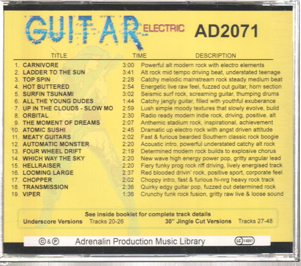 Various Artists - Guitar Electric - Cd