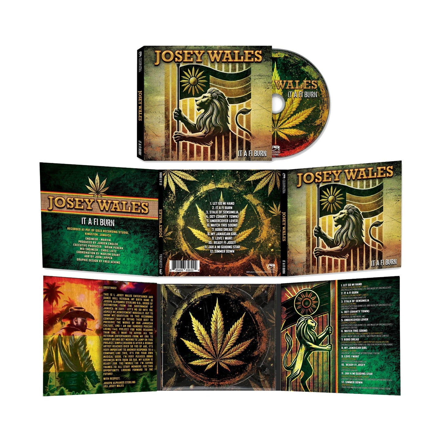 Josey Wales - It A Fi Burn - Cd