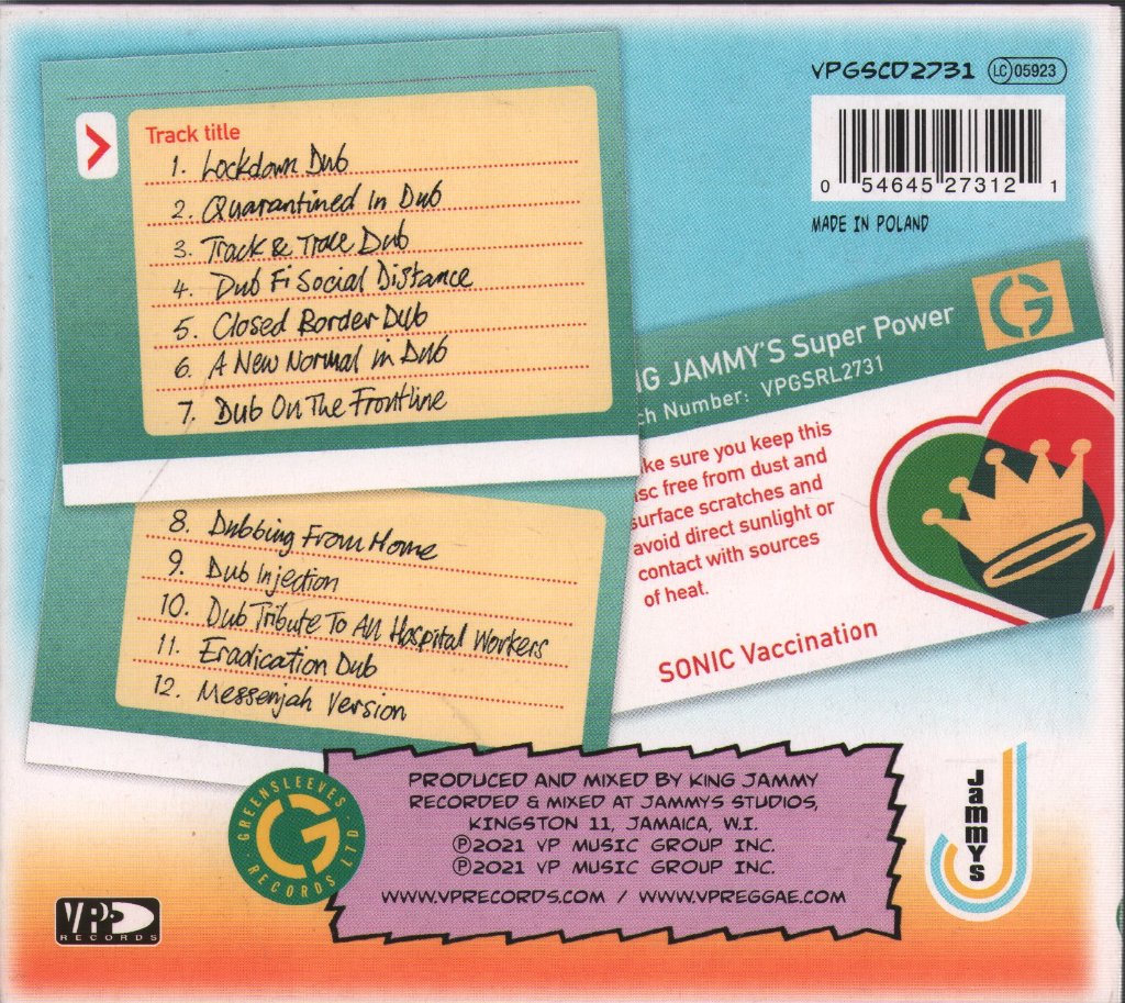 King Jammy - King Jammy Destroys The Virus With Dub - Cd