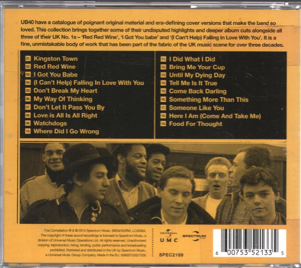 UB40 - Red Red Wine (The Collection) - Cd