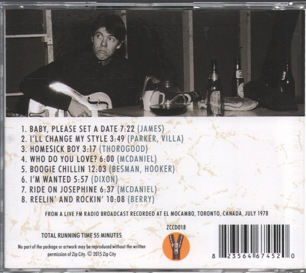 George Thorogood & The Destroyers - Boogie Chillin' The El Mocambo Broadcast 1978 - Cd