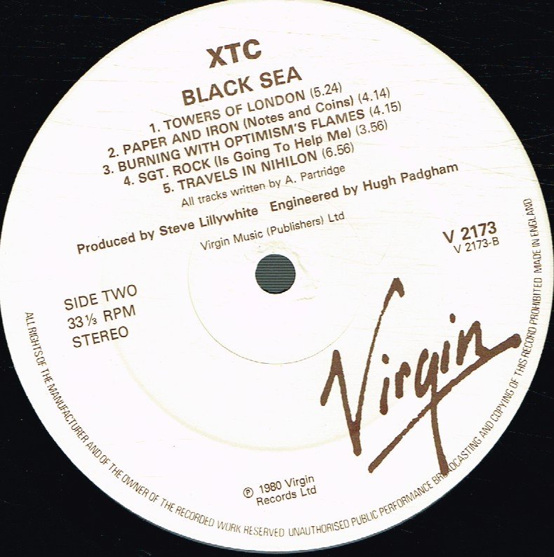 XTC - Black Sea - Lp