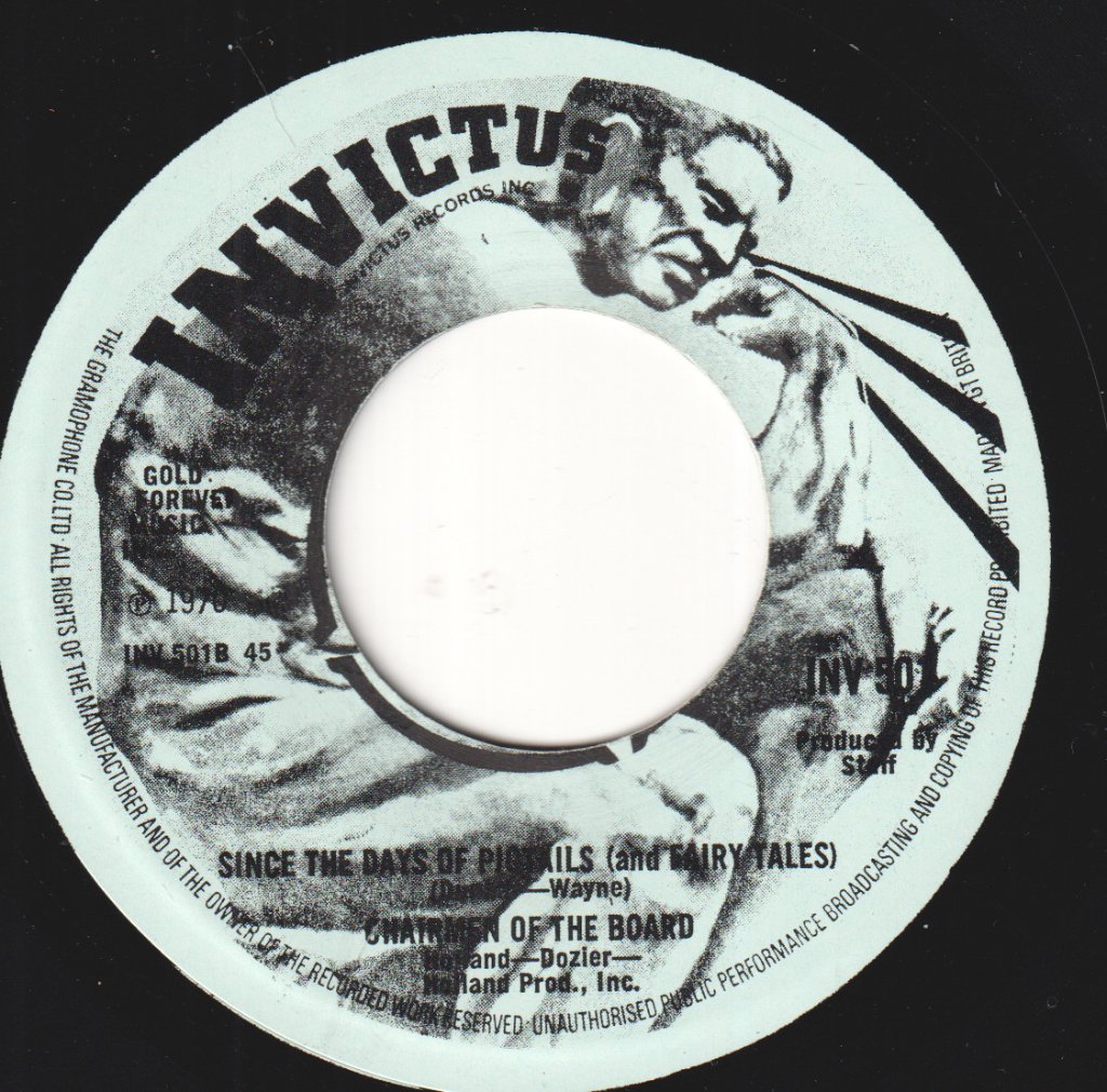 Chairmen Of The Board - Give Me Just A Little More Time - 7 Inch