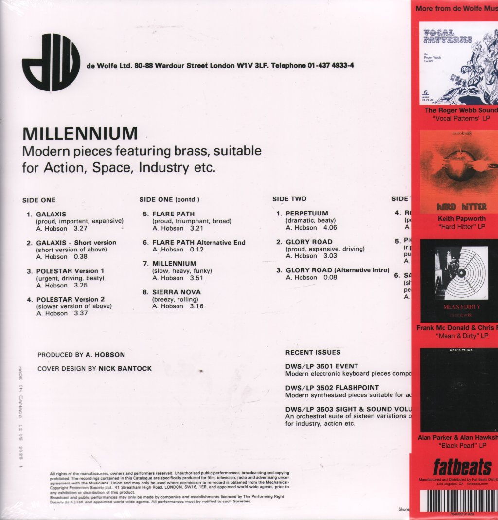 Anthony Hobson - Millennium - Lp