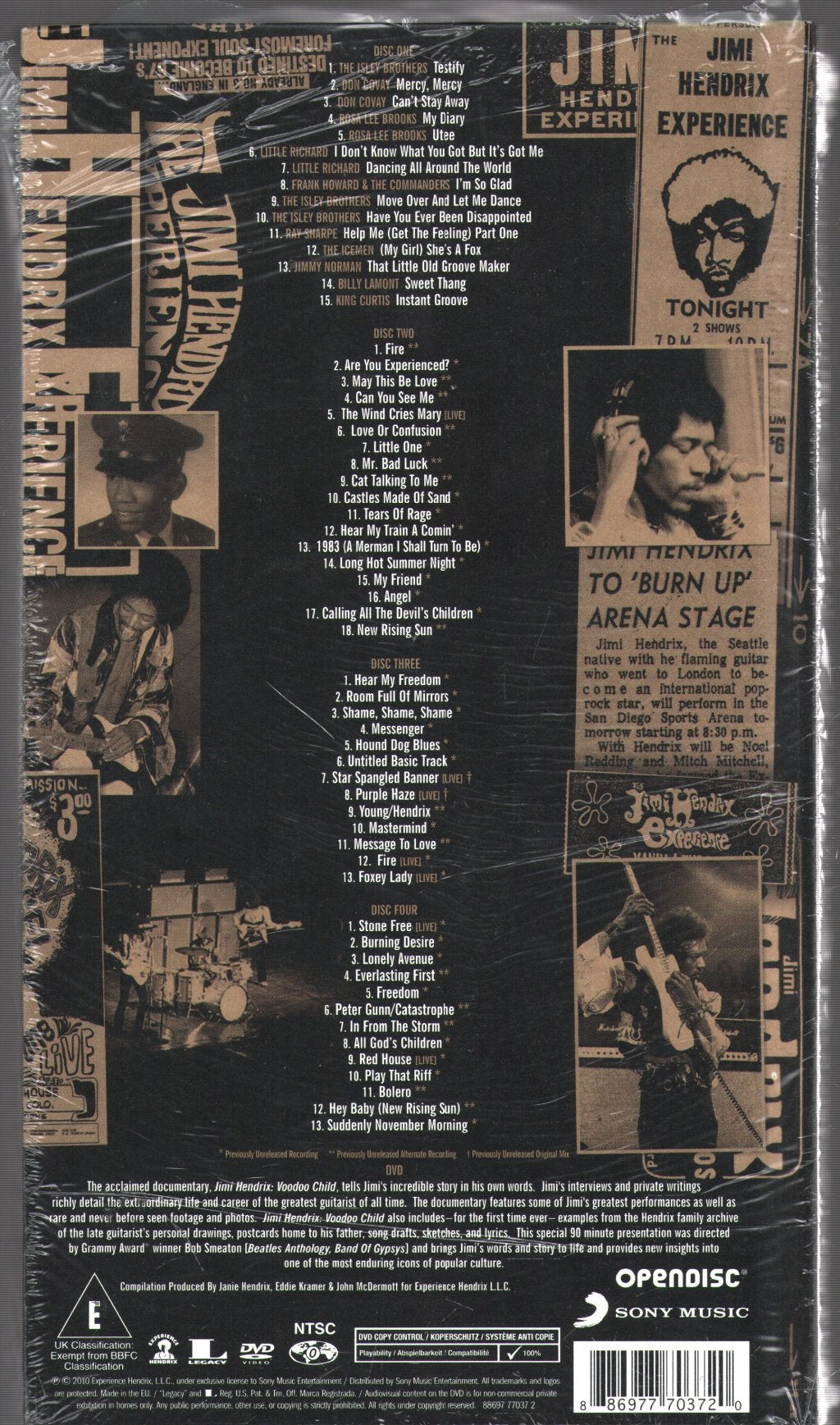 Jimi Hendrix - West Coast Seattle Boy: The Jimi Hendrix Anthology - Cd Set