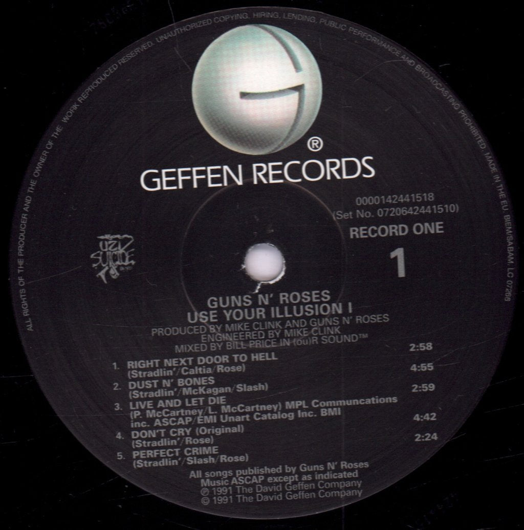 Guns N Roses - Use Your Illusion 1 - Double Lp