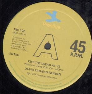David Fathead Newman - Keep The Dream Alive - 12 Inch