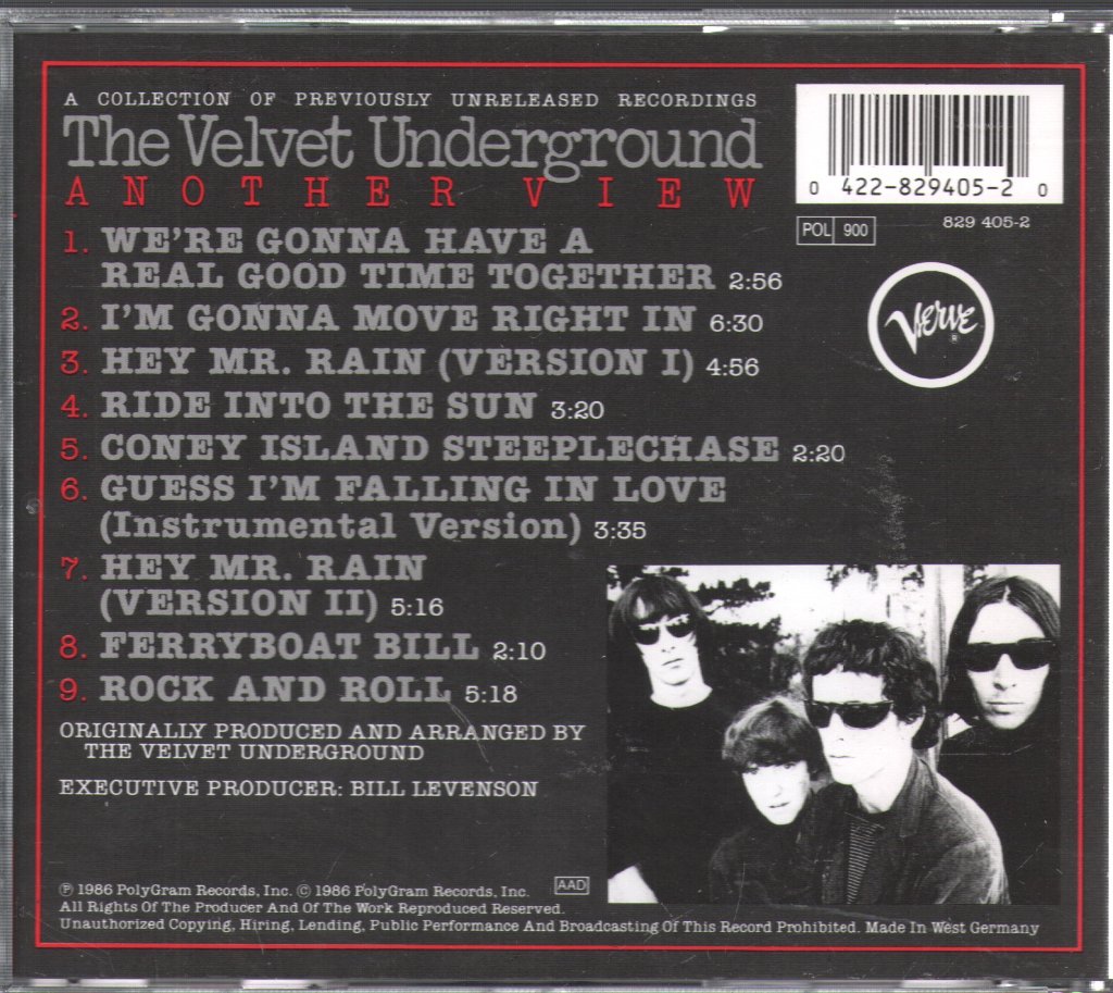 Velvet Underground - Another View - Cd