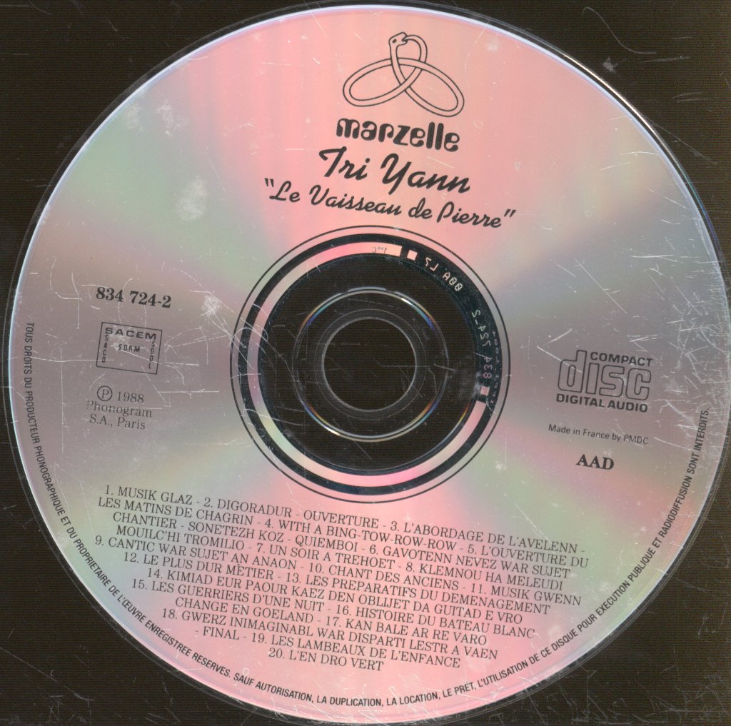 Tri Yann - Le Vaisseau De Pierre - Cd