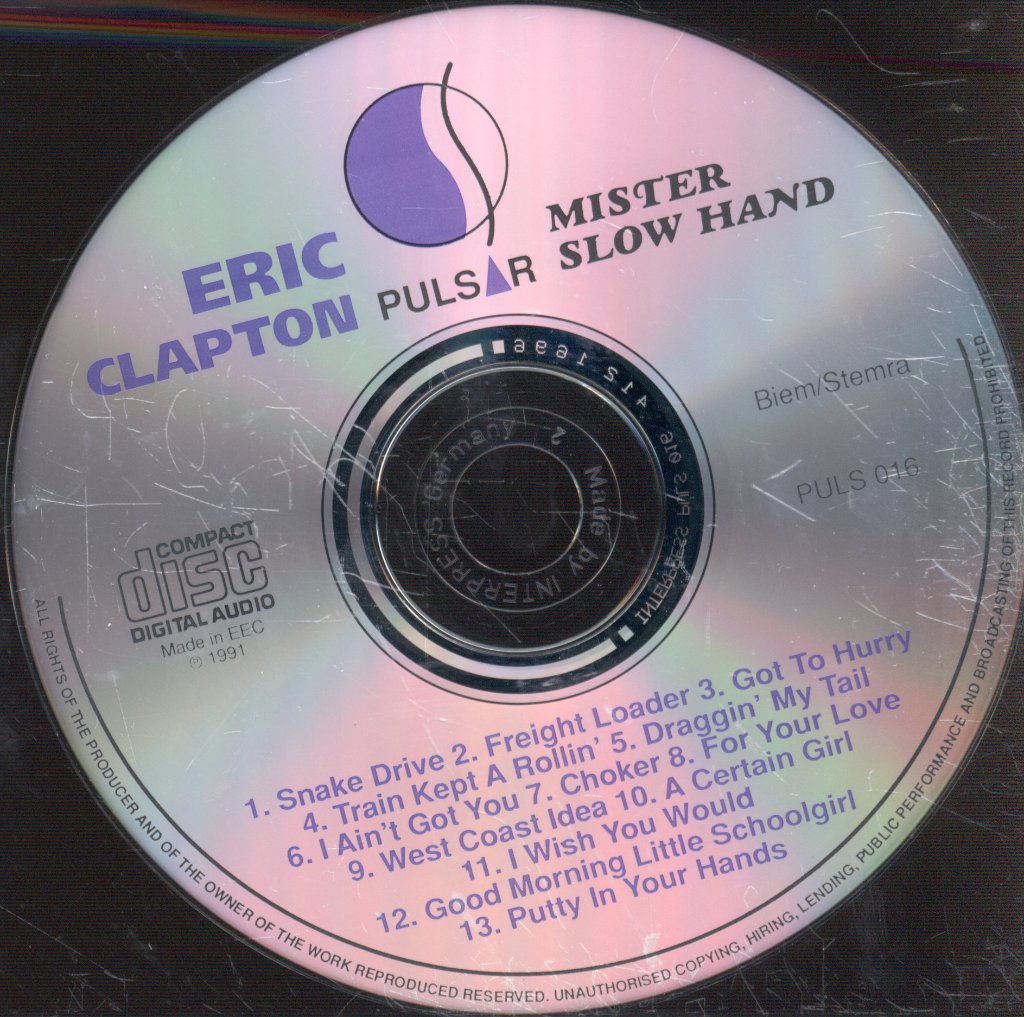 Eric Clapton - Mister Slowhand - Cd