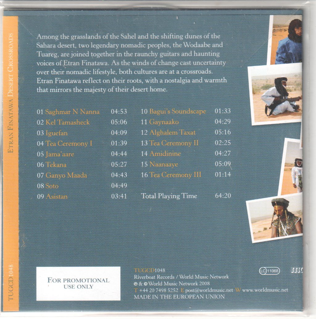 Etran Finatawa - Desert Crossroads - Cd