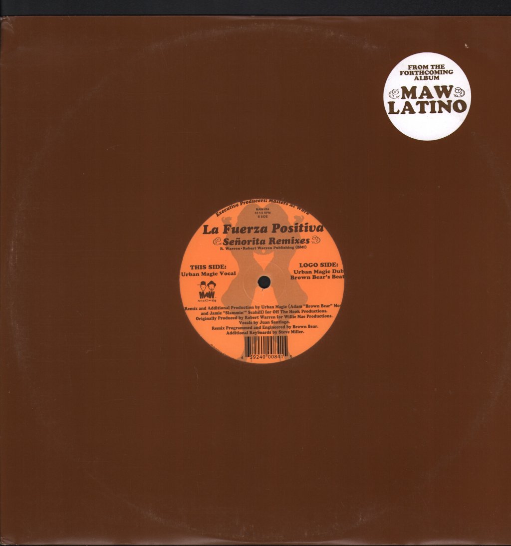 La Fuerza Positiva - Señorita Remixes - 12 Inch