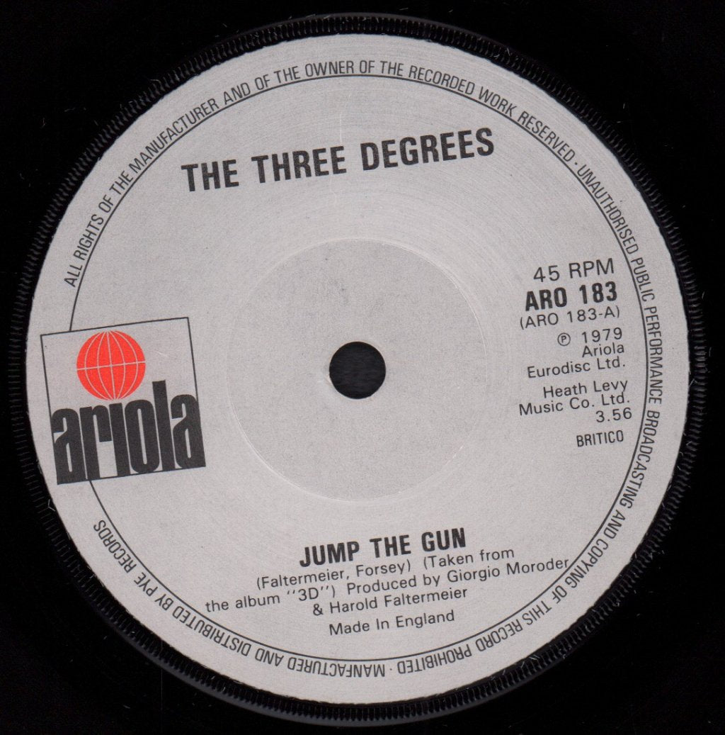 Three Degrees - Jump The Gun - 7 Inch