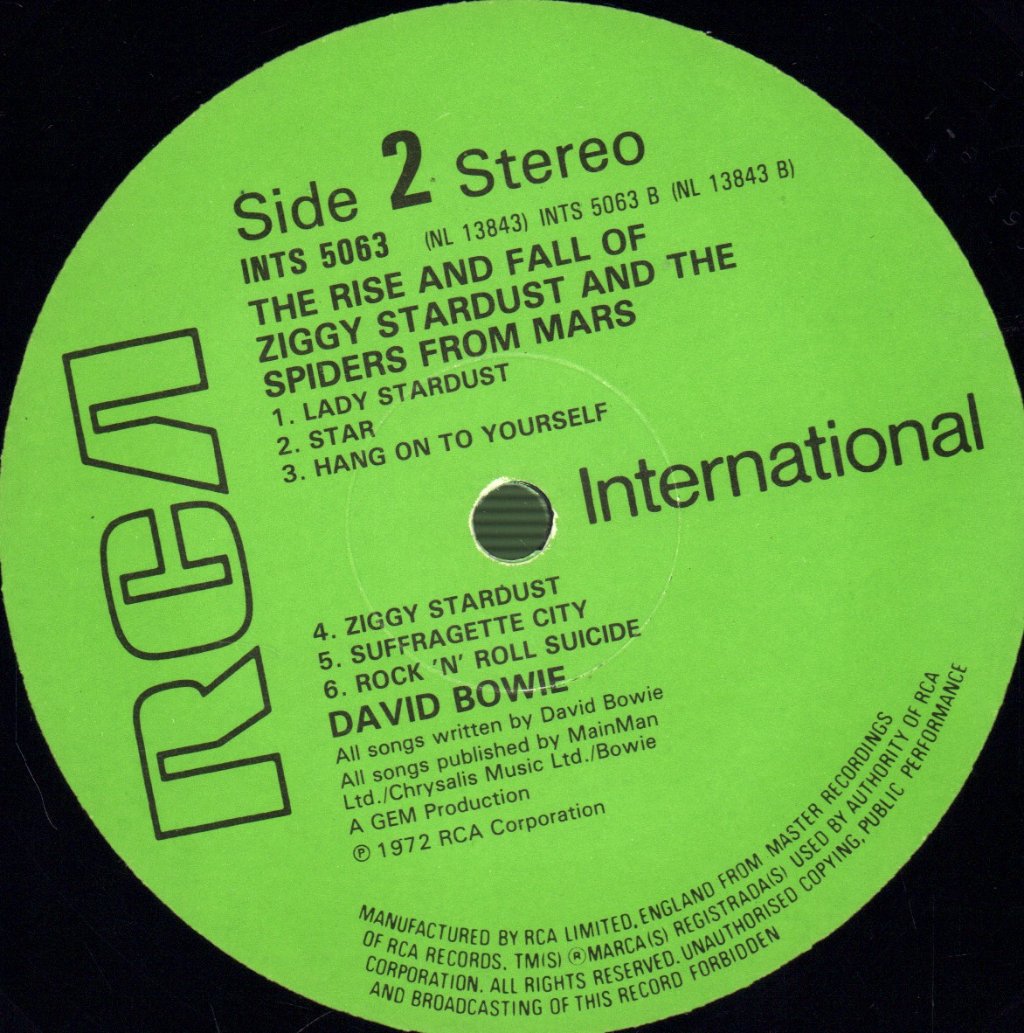 David Bowie - Ziggy Stardust - Lp