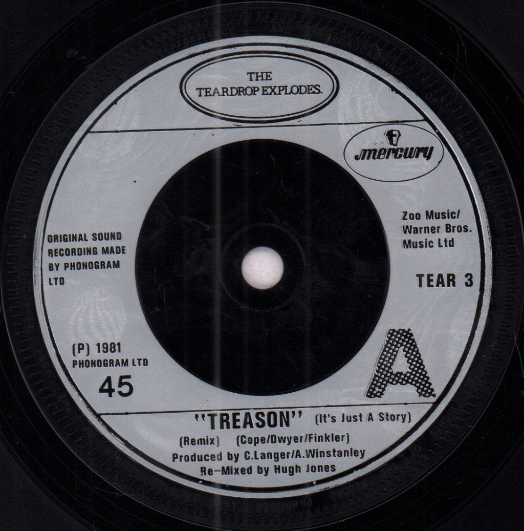 Teardrop Explodes - Treason - 7 Inch