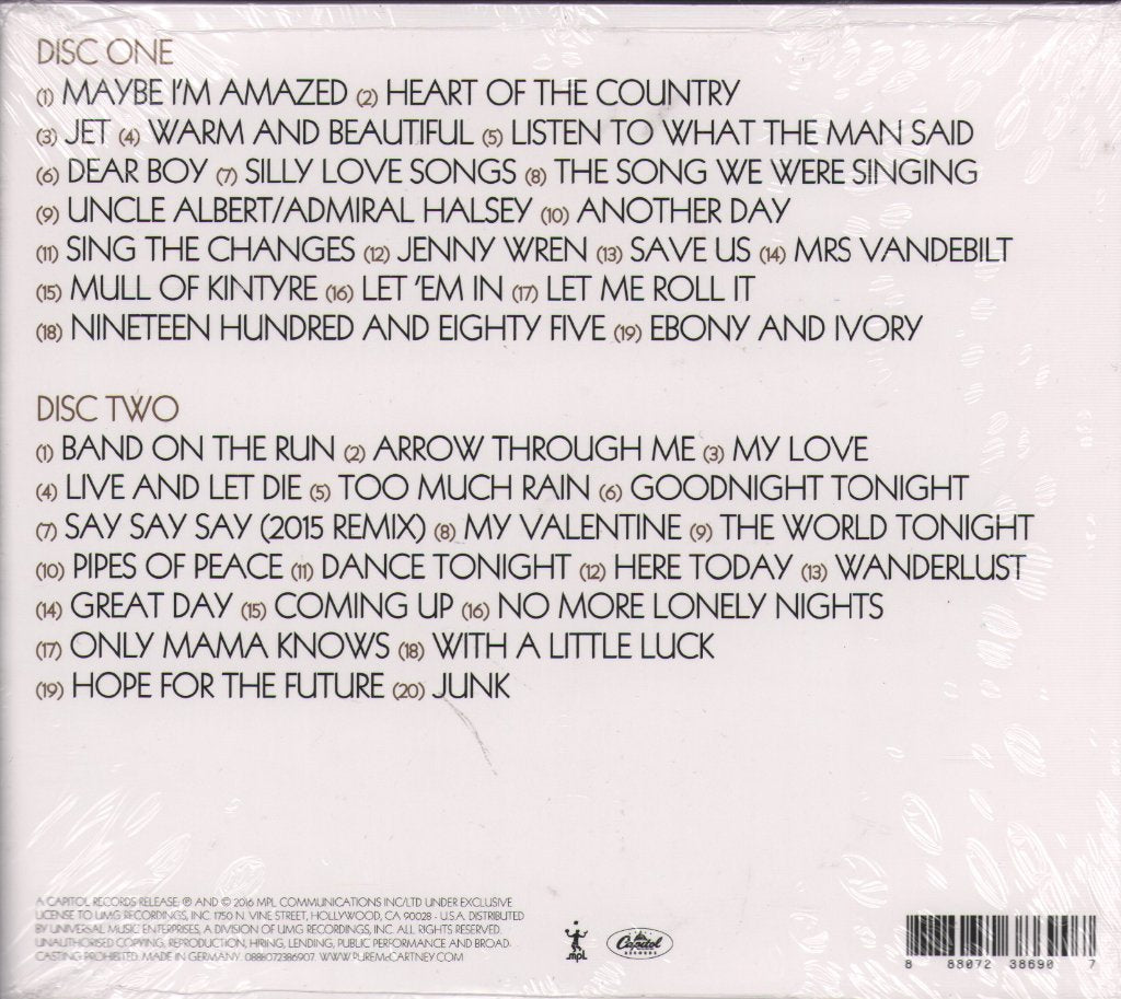 Paul McCartney - Pure McCartney - Double Cd