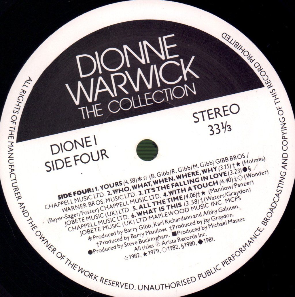 Dionne Warwick - Collection - Double Lp
