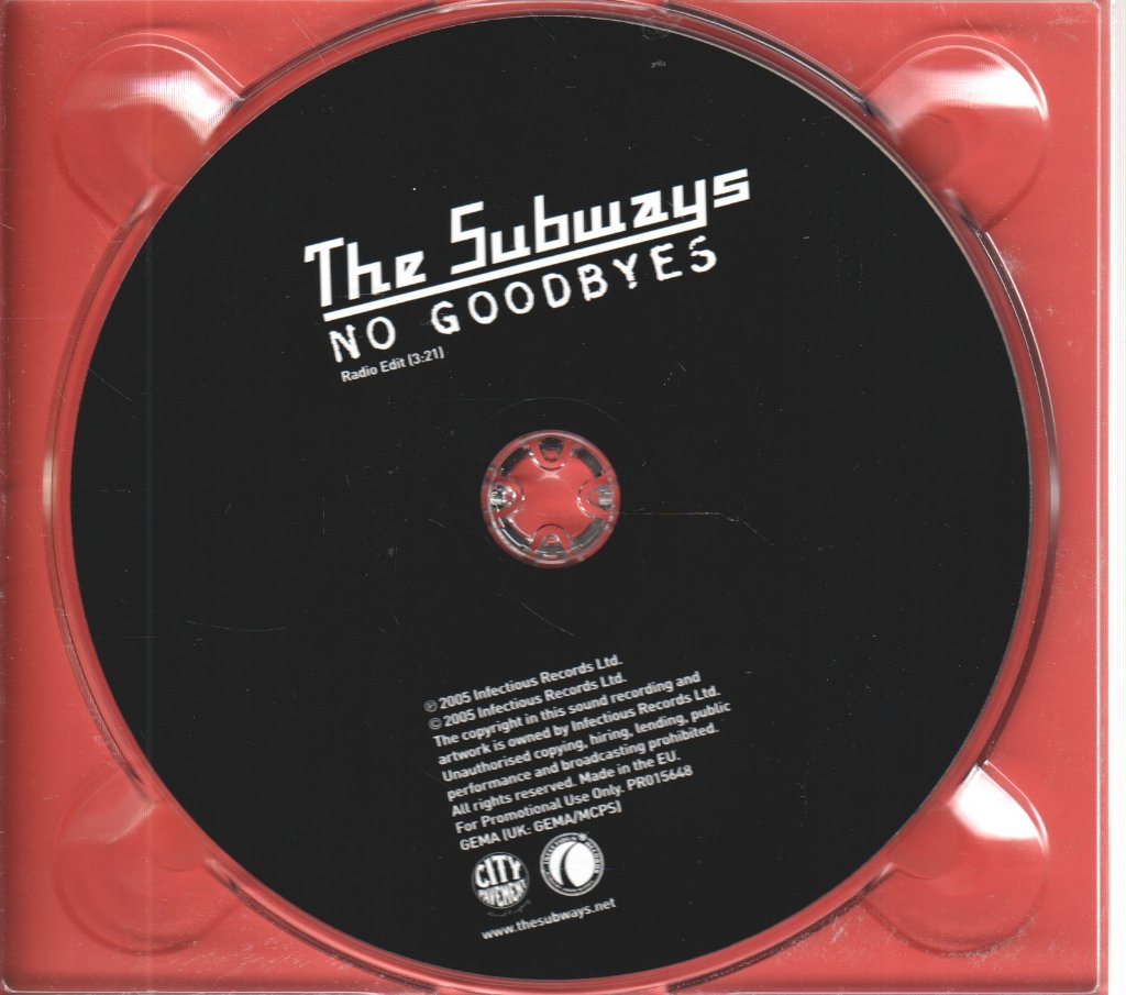 Subways - No Goodbyes - Cd