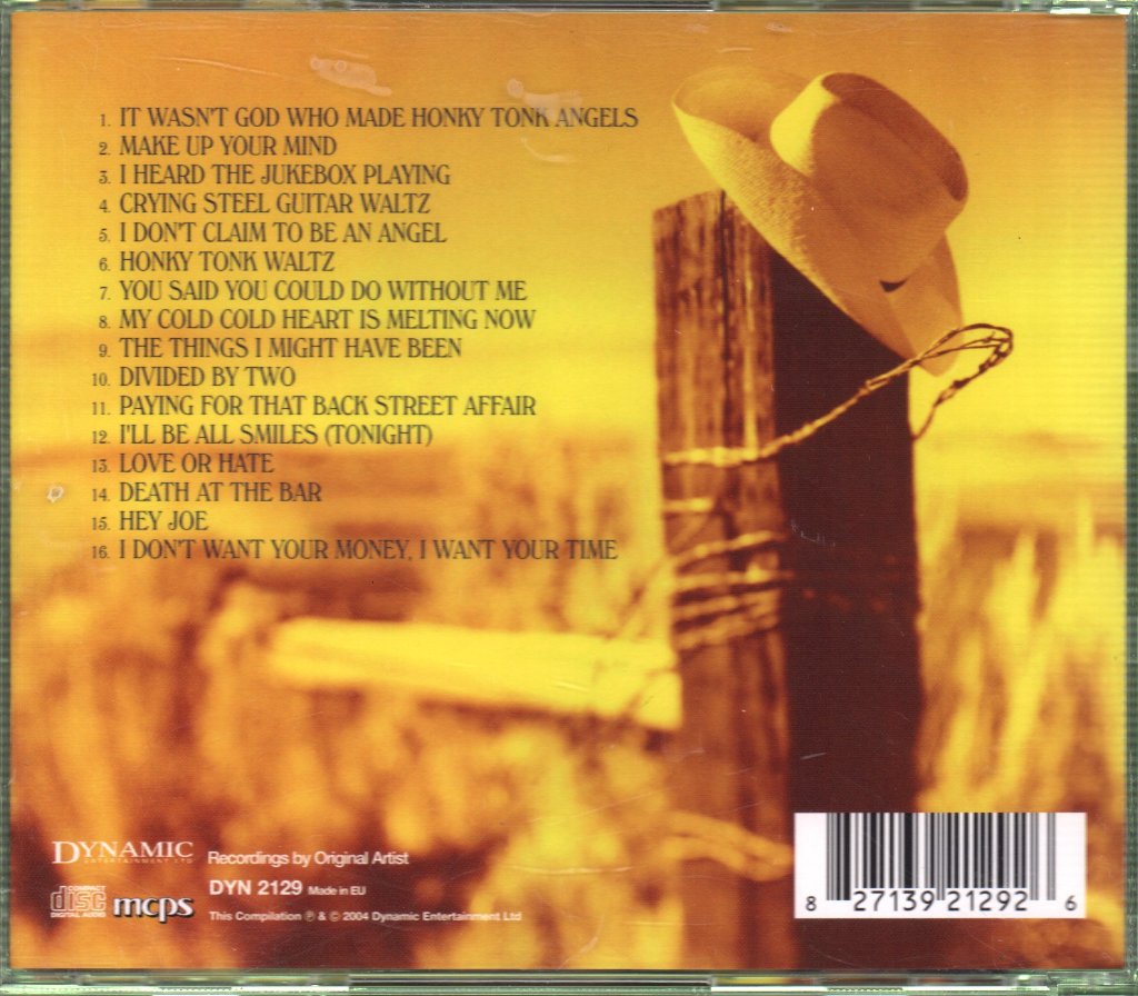 Kitty Wells - It Wasn't God Who Made Honky Tonk Angels - Cd