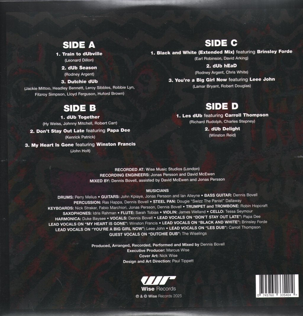 Dennis Bovell - Wise Music In Dub - Double Lp