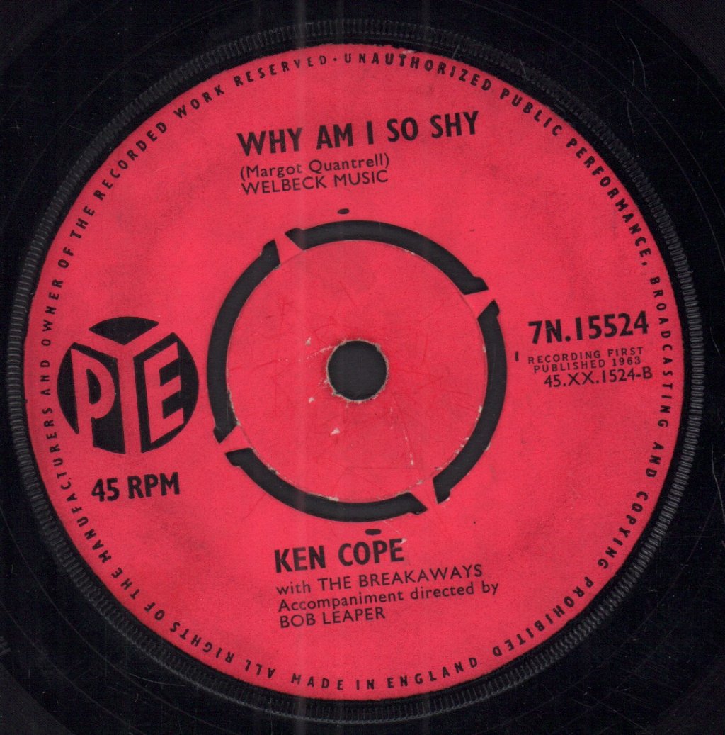Ken Cope - Hands Off Stop Muckin' About - 7 Inch