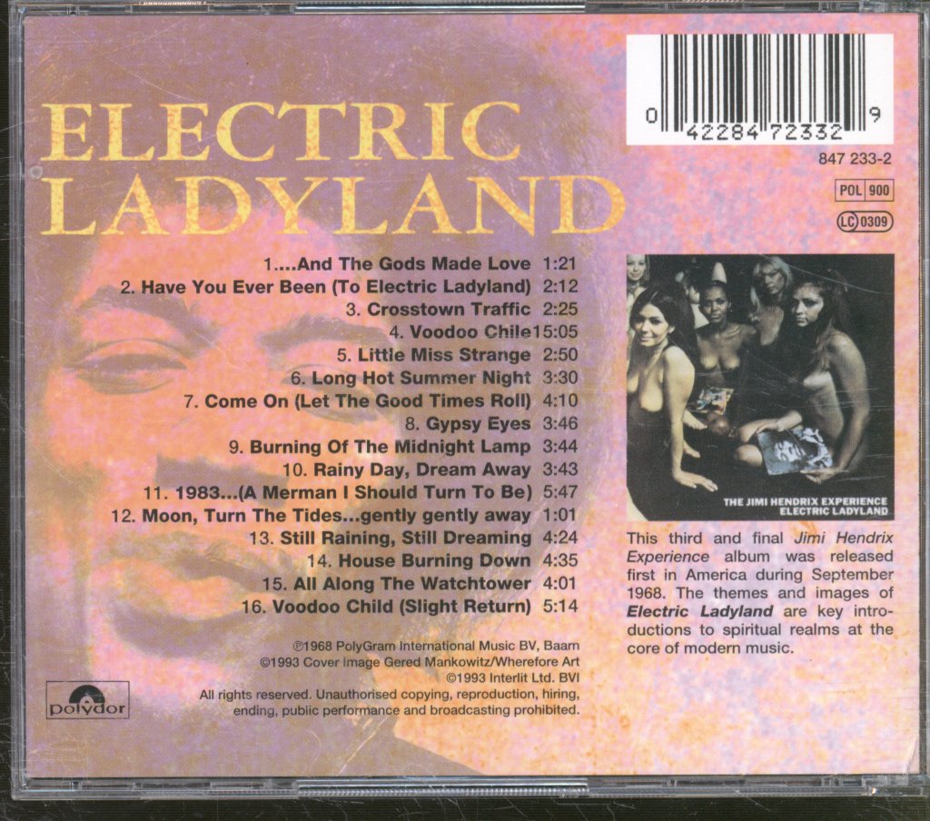 Jimi Hendrix Experience - Electric Ladyland - Cd