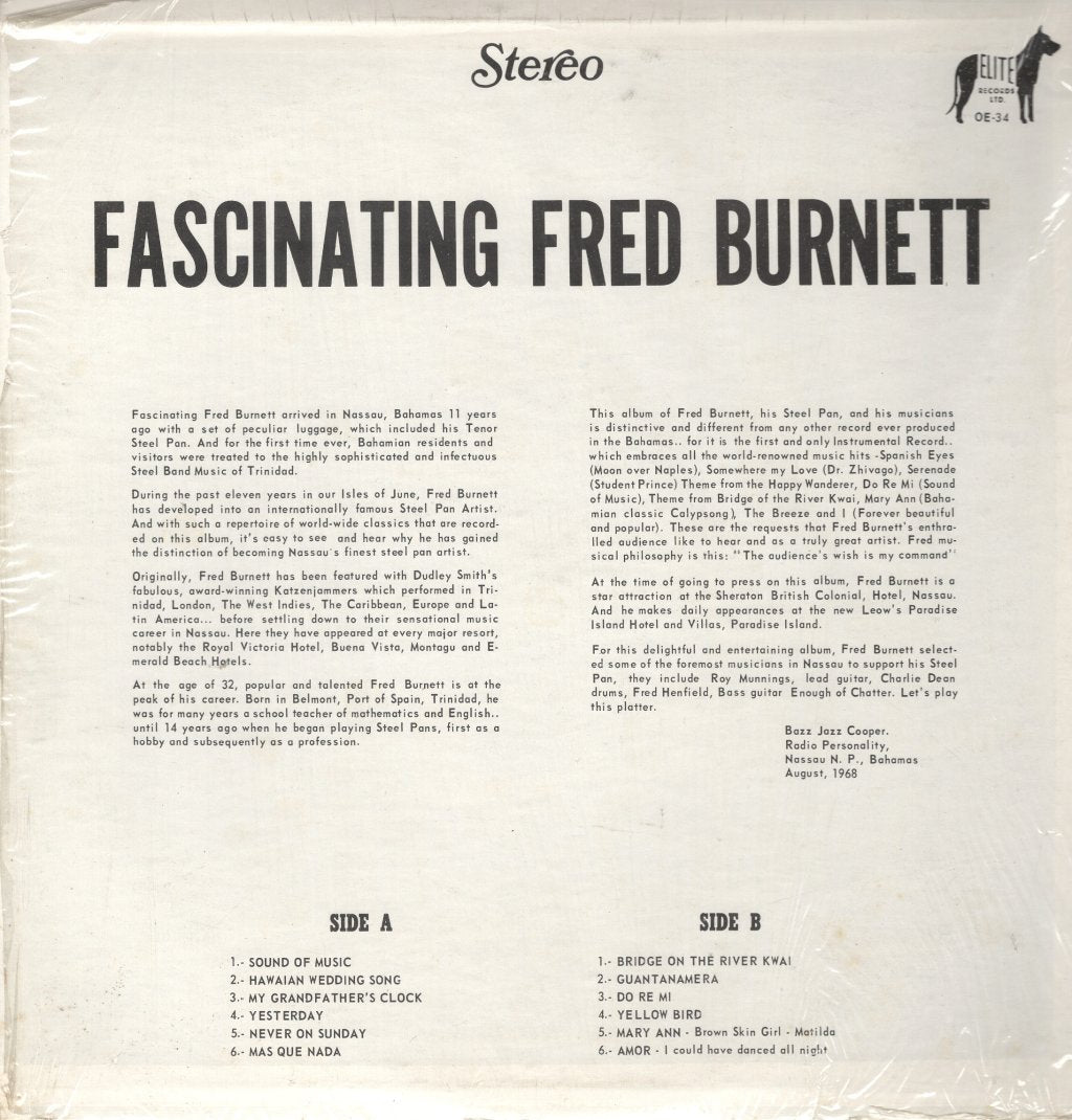 Fred Burnett - Fascinating - Lp