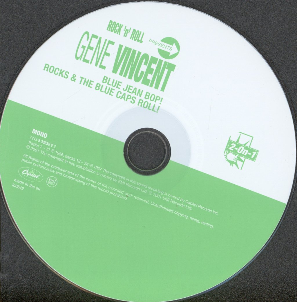Gene Vincent - Blue Jean Bop!/Rocks And The Blue Caps Roll! - Cd