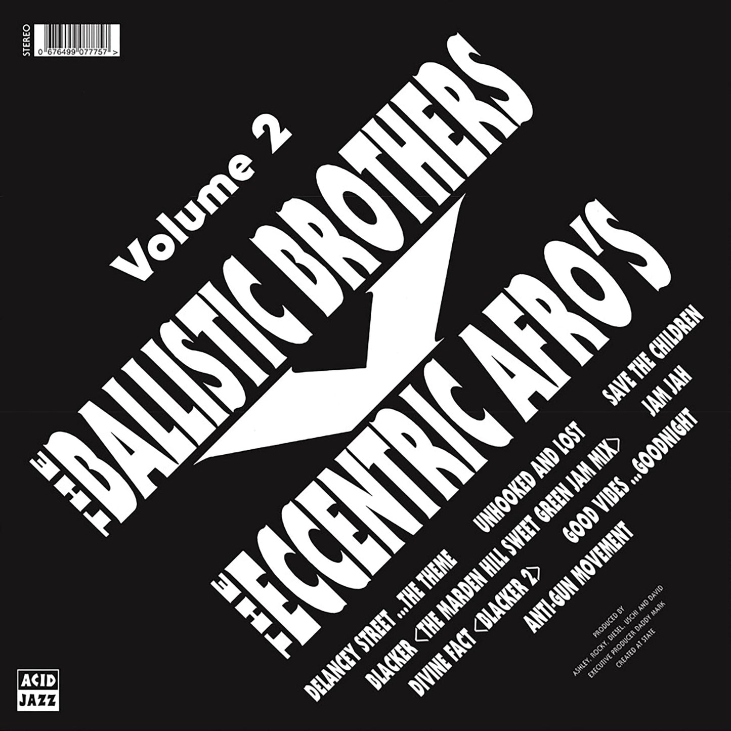 Ballistic Brothers Vs.The Eccentric Afro's - Ballistic Brothers Vs. the Eccentric Afros - Volume 2 - Lp