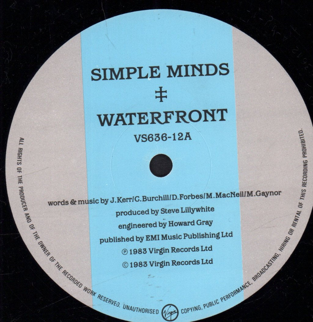 Simple Minds - Waterfront - 12 Inch