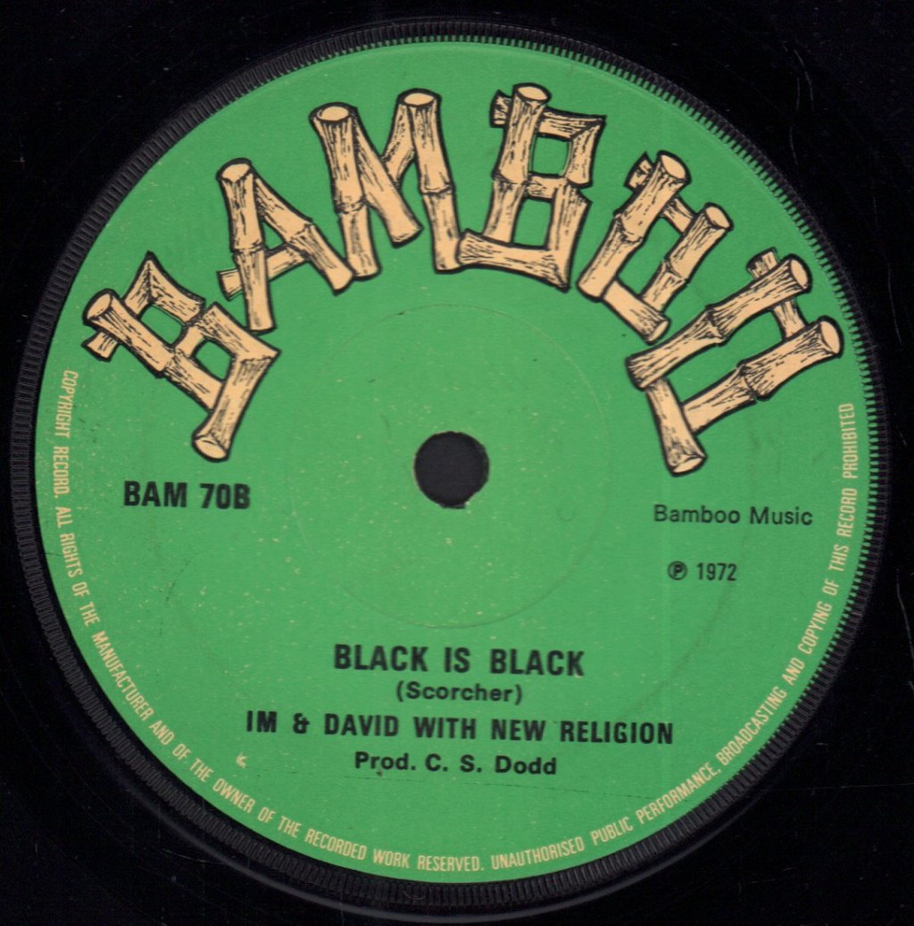 New Religion / Im And David With New Religion - In The Beautiful Caribbean (Fisherman Song) / Black Is Black - 7 Inch