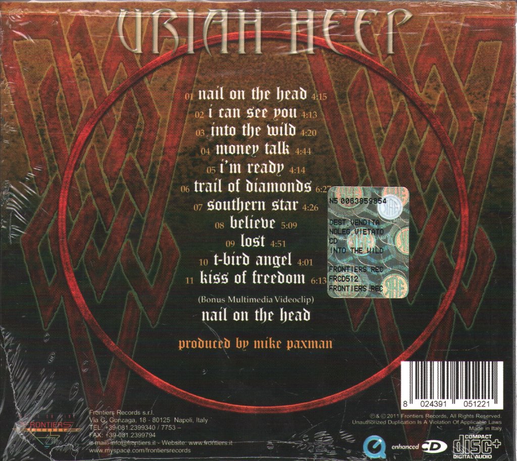 Uriah Heep - Into The Wild - Cd