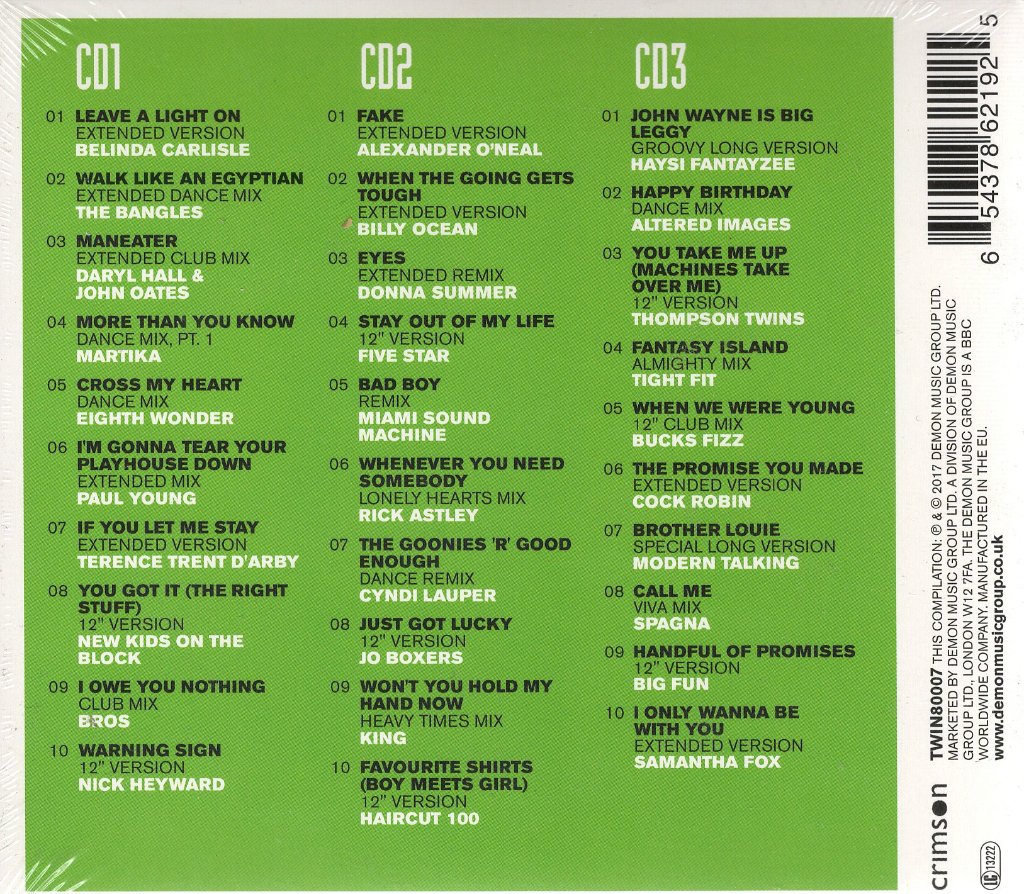 Various Artists - Twelve Inch Eighties - When The Going Gets Tough - Cd