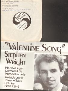 Stephen Wright - Valentine Song - 7 Inch
